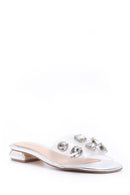 Women's Stoned Transparent Slippers | Derimod Women's Stoned Transparent Slippers | Derimod