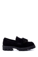 Kadın Deri Süet Loafer | Derimod Kadın Deri Süet Loafer | Derimod