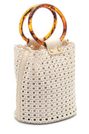 Women's Straw Handbag | Derimod Women's Straw Handbag | Derimod