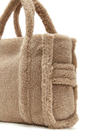 Kadın Camel Peluş El Çantası | Derimod Kadın Camel Peluş El Çantası | Derimod