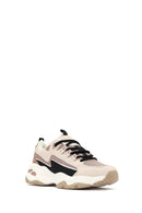 Kadın Bej Bağcıklı Kalın Tabanlı Sneaker | Derimod Kadın Bej Bağcıklı Kalın Tabanlı Sneaker | Derimod