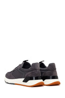 Erkek Gri Bağcıklı Kalın Tabanlı Deri Sneaker | Derimod Erkek Gri Bağcıklı Kalın Tabanlı Deri Sneaker | Derimod