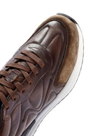 Men's Brown Lace-Up Leather Sneaker | Derimod Men's Brown Lace-Up Leather Sneaker | Derimod