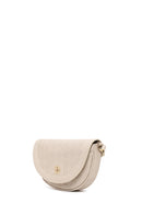 Woman Cream Long-Strap Printed Mini Crossbody Bag | Derimod Woman Cream Long-Strap Printed Mini Crossbody Bag | Derimod