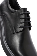 Men's Black Lace Up Leather Casual Shoes | Derimod Men's Black Lace Up Leather Casual Shoes | Derimod