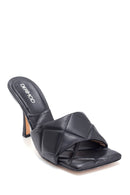 Women's Heeled Leather Slippers | Derimod Women's Heeled Leather Slippers | Derimod