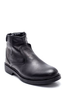 Men's Leather Zippered Boots | Derimod Men's Leather Zippered Boots | Derimod