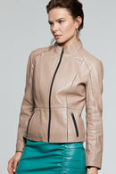 Riva Women's Leather Jacket | Derimod Riva Women's Leather Jacket | Derimod