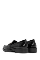 Women's Black Buckle Detailed Leather Masculine Loafer | Derimod Women's Black Buckle Detailed Leather Masculine Loafer | Derimod