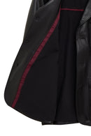 Kane Men's Black Buttoned Blazer Leather Jacket | Derimod Kane Men's Black Buttoned Blazer Leather Jacket | Derimod