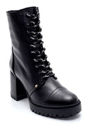 Women's Leather Heeled Boots | Derimod Women's Leather Heeled Boots | Derimod