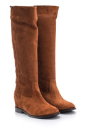 Women's Suede Leather Boots | Derimod Women's Suede Leather Boots | Derimod