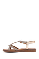 Woman Pink Stone Sandals | Derimod Woman Pink Stone Sandals | Derimod