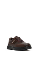 Erkek Kahverengi Bağcıklı Deri Casual Sneaker | Derimod Erkek Kahverengi Bağcıklı Deri Casual Sneaker | Derimod