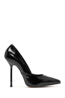 Kadın Siyah Yüksek İnce Topuklu Deri Stiletto | Derimod Kadın Siyah Yüksek İnce Topuklu Deri Stiletto | Derimod
