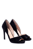 Women's Suede Heeled Shoes | Derimod Women's Suede Heeled Shoes | Derimod