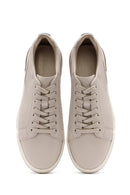 Erkek Beyaz Bağcıklı Deri Sneaker | Derimod Erkek Beyaz Bağcıklı Deri Sneaker | Derimod