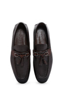 Men's Brown Leather Tasseled Classic Loafer | Derimod Men's Brown Leather Tasseled Classic Loafer | Derimod