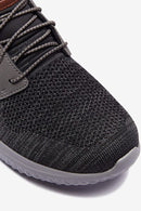 Skechers Men's Black Delson 3.0 Sneaker | Derimod Skechers Men's Black Delson 3.0 Sneaker | Derimod