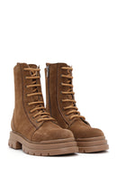 Women's Tan Suede Boots | Derimod Women's Tan Suede Boots | Derimod