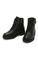 Men's Black Leather Zippered Casual Boots | Derimod Men's Black Leather Zippered Casual Boots | Derimod