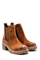 Women's Suede Leather Boots | Derimod Women's Suede Leather Boots | Derimod