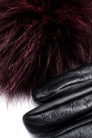Women's Leather Fur Gloves | Derimod Women's Leather Fur Gloves | Derimod