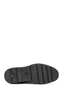Men's Black Lace-Up Leather Casual Boots | Derimod Men's Black Lace-Up Leather Casual Boots | Derimod