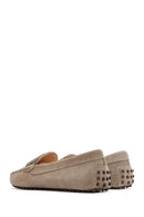 Women's Mink Suede Leather Loafer | Derimod Women's Mink Suede Leather Loafer | Derimod