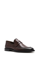 Men's Brown Leather Classic Loafer | Derimod Men's Brown Leather Classic Loafer | Derimod