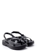 Women's Snakeskin Patterned Sandals | Derimod Women's Snakeskin Patterned Sandals | Derimod