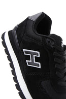 Hammer Jack Kadın Siyah Nubuk Deri Peru G Sneaker | Derimod Hammer Jack Kadın Siyah Nubuk Deri Peru G Sneaker | Derimod