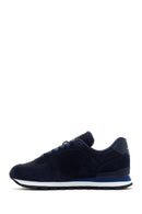 Hammer Jack Men's Navy Blue Peru Suede Leather Sneaker | Derimod Hammer Jack Men's Navy Blue Peru Suede Leather Sneaker | Derimod