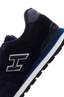 Hammer Jack Men's Navy Blue Peru Suede Leather Sneaker | Derimod Hammer Jack Men's Navy Blue Peru Suede Leather Sneaker | Derimod