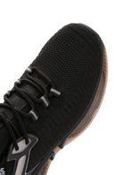 Derimod Zero Erkek Siyah Bağcıklı Kalın Tabanlı Kumaş Sneaker | Derimod Derimod Zero Erkek Siyah Bağcıklı Kalın Tabanlı Kumaş Sneaker | Derimod