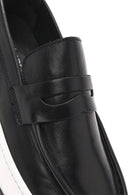 Erkek Siyah Spor Deri Loafer | Derimod Erkek Siyah Spor Deri Loafer | Derimod