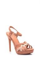 Women's Suede Heeled Shoes | Derimod Women's Suede Heeled Shoes | Derimod