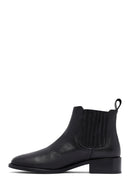 Woman Siyah Leather Chelsea Bot | Derimod Woman Siyah Leather Chelsea Bot | Derimod