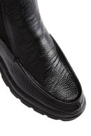 Men's Black Leather Casual Chelsea Boots | Derimod Men's Black Leather Casual Chelsea Boots | Derimod