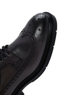 Men's Gray Leather Casual Shoes | Derimod Men's Gray Leather Casual Shoes | Derimod