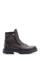 Men's Zippered Leather Boots | Derimod Men's Zippered Leather Boots | Derimod