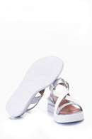 Women's Silver Detailed Sandals | Derimod Women's Silver Detailed Sandals | Derimod