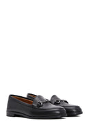 Kadın Siyah Deri Maskülen Loafer | Derimod Kadın Siyah Deri Maskülen Loafer | Derimod