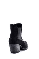 Women's Heeled Suede Boots | Derimod Women's Heeled Suede Boots | Derimod