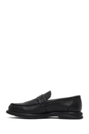 Erkek Siyah Deri Loafer | Derimod Erkek Siyah Deri Loafer | Derimod