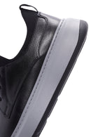 Erkek Siyah Deri Sneaker | Derimod Erkek Siyah Deri Sneaker | Derimod