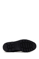 Men's Black Nubuck Leather Casual Boots | Derimod Men's Black Nubuck Leather Casual Boots | Derimod