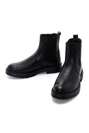 Men's Black Leather Casual Chelsea Boots | Derimod Men's Black Leather Casual Chelsea Boots | Derimod