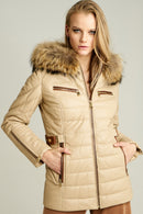 Meribel Women's Leather Jacket | Derimod Meribel Women's Leather Jacket | Derimod