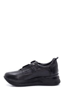 Kadın Siyah Deri Kalın Tabanlı Ayakkabı | Derimod Kadın Siyah Deri Kalın Tabanlı Ayakkabı | Derimod